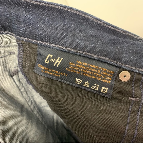 CITIZENS OF HUMANITY Avedon Low Rise Skinny Leg Dark Jeans - Picture 12 of 16